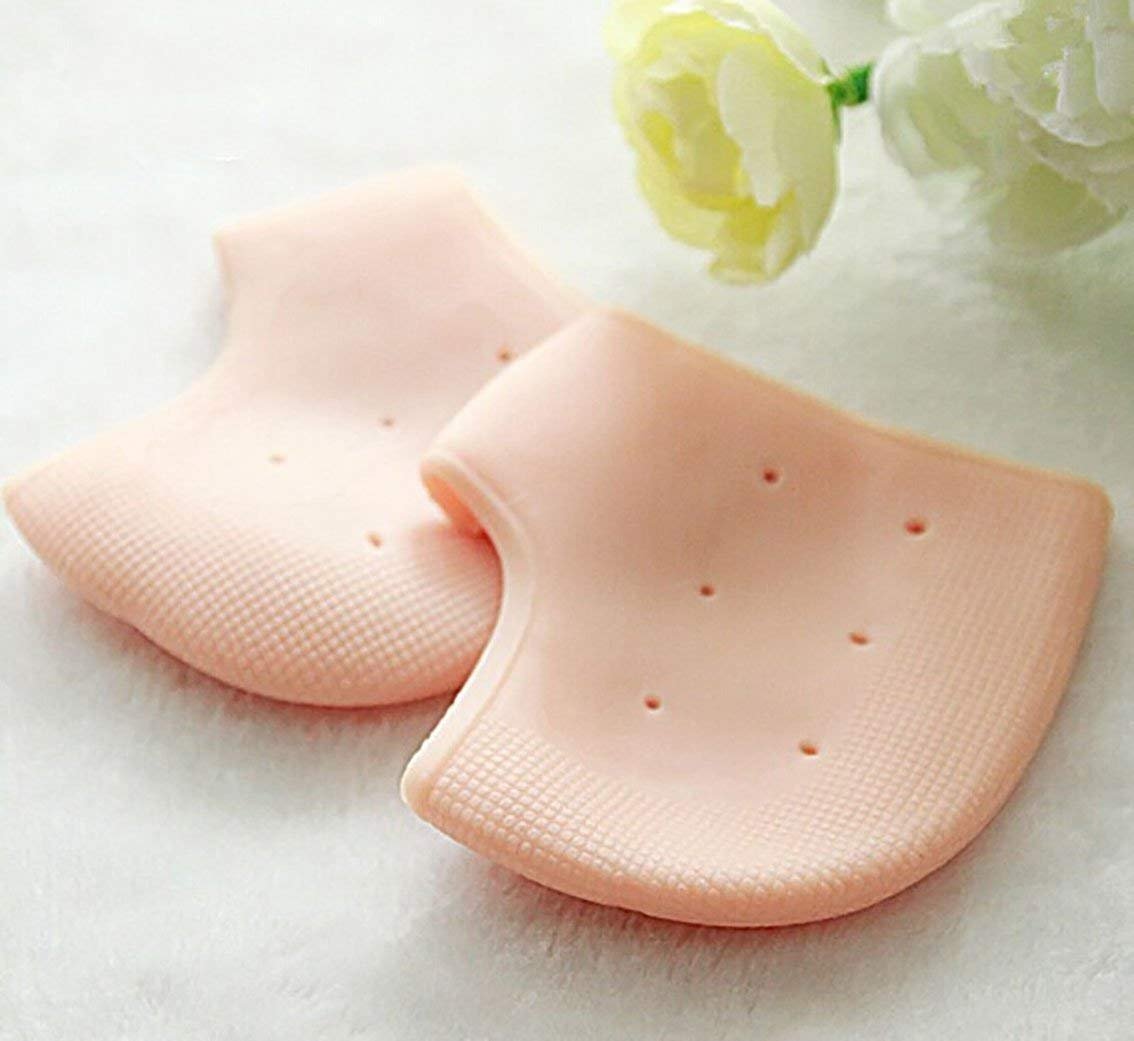 Silicone-Anti-crack-Half-Heel-Socks-Set